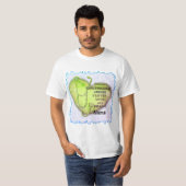 Green Heart Ophthalmic Nurse T-shirt (Voorkant volledig)