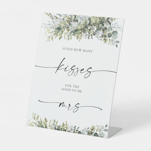 Green Herbal Invité Combien de baisers Signe (Recto)