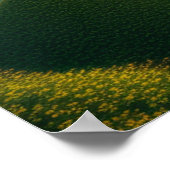 Green Hills by the River Poster (Coin)