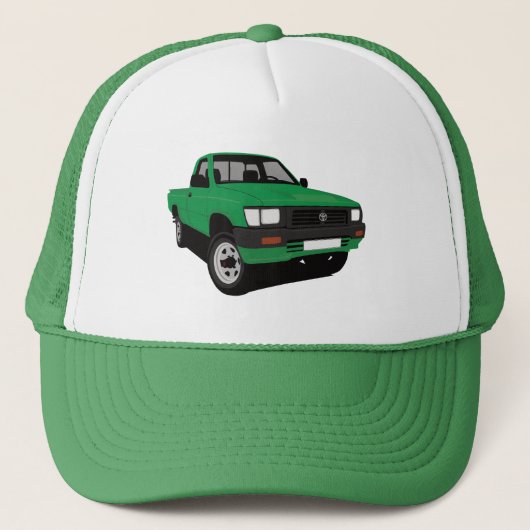 Green Hilux pickup Trucker Pet (Voorkant)
