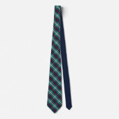 Green Holiday Plaid Tie Stropdas (Voorkant)