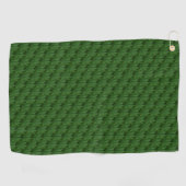 Green Holly Leaf Golfhanddoek (Horizontaal)