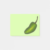 Green Hot Jalapeño Pepper Peppers Post-it® Notes (Voorkant)