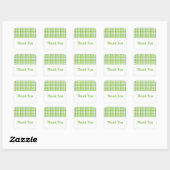 Green Houndstooth Dank u Stickers (Vel)