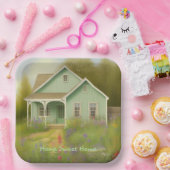 Green House Housewarming Papieren Bordje (Feest)