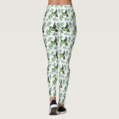 Green Hummingbird Vrouwen Leggings - Stijlvol Comf (Achterkant)