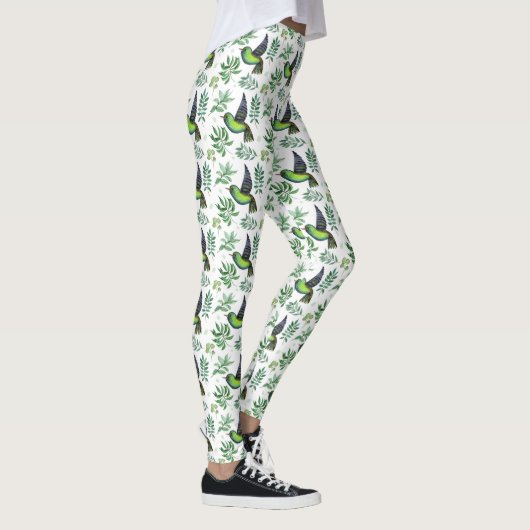 Green Hummingbird Vrouwen Leggings - Stijlvol Comf (Rechts)