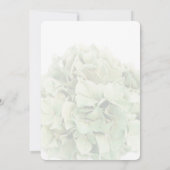 Green Hydrangea Spring Garden Invitations de maria (Dos)