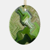 Green Iguana Keramisch Ornament (Rechts)