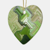 Green Iguana Keramisch Ornament (Links)