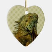 Green Iguana Keramisch Ornament (Rechts)