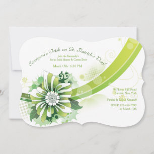 Green Impression Invitation Kaart