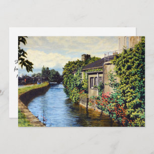 Green Ireland Artwork Painting Card Kaart