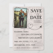 Green Ireland Passport Save the Date (Achterkant)