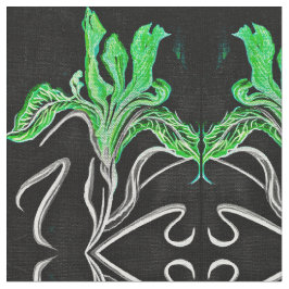 Green Iris Stof