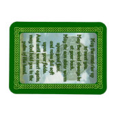 Green Irish Blessing Magneet (Horizontaal)