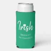 Green Irish Four Leaf Clover St Patricks Day (Seltzer Voorkant)