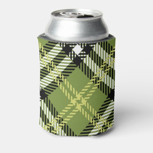 Green Irish Pset Pattern Blikjeskoeler (Blikje Achterkant)