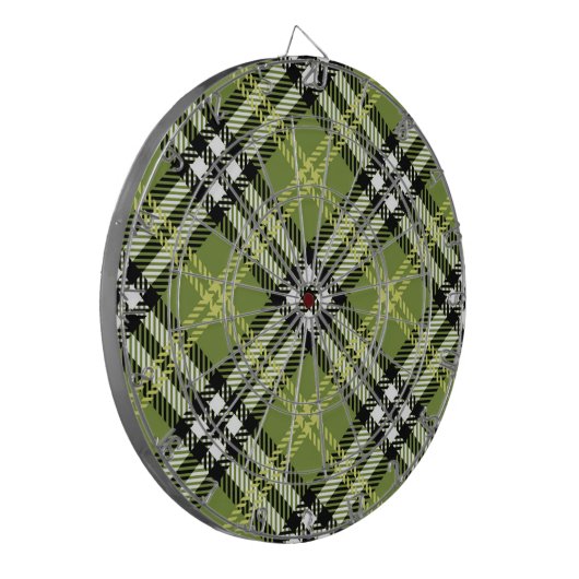 Green Irish Pset Pattern Dartbord (Voorkant Links)