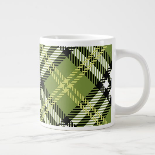 Green Irish Pset Pattern Extra Grote Beker (Rechts)