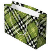 Green Irish Pset Pattern Groot Cadeauzakje (Achterkant Gekanteld)