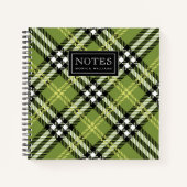 Green Irish Pset Pattern Notitieboek (Voorkant)