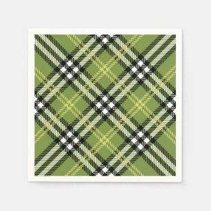 Green Irish Pset Pattern Servet