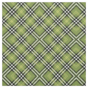 Green Irish Pset Pattern Stof