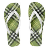 Green Irish Pset Pattern Teenslippers (Voetbed)