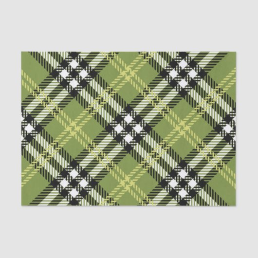 Green Irish Pset Pattern Tissuepapier (Voorkant)