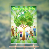 Green is Life Poster (Neutre)
