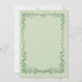 Green Islamic Arch Vine Ramadan Iftar Invitation (Dos)