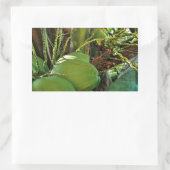 Green Island Coconuts Palm Tree Rechthoekige Sticker (Tas)