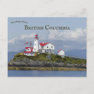 Green Island Lighthouse British Columbia Briefkaart