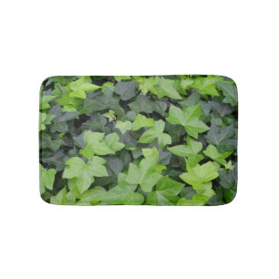 Green Ivy Botanical Print Badmat