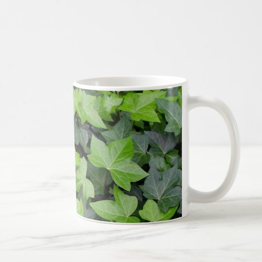 Green Ivy Botanical Print Koffiemok (Rechts)