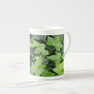 Green Ivy Botanical Print Porselein Kop