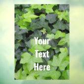 Green Ivy Botanical Print Raamsticker (Vel 3)