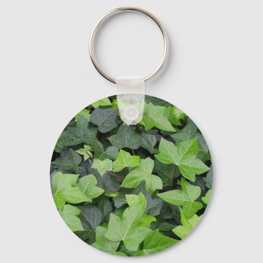 Green Ivy Botanical Print Sleutelhanger (Voorkant)