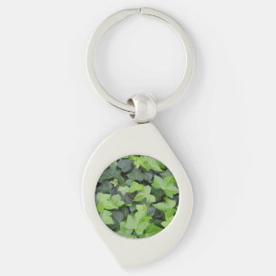 Green Ivy Botanical Print Sleutelhanger