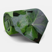 Green Ivy Botanical Print Stropdas (Opgerold)