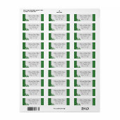 Green Ivy Etiket (Full Sheet)