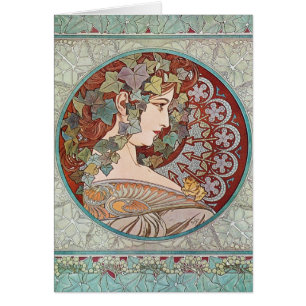 Green Ivy Goddess Art