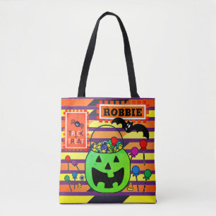 Green Jack o' Lantern Persoonlijke Trick or treat Draagtas