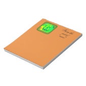 Green Jack o'lantern Halloween Thunder_Cove Notitieblok (Gedraaid)