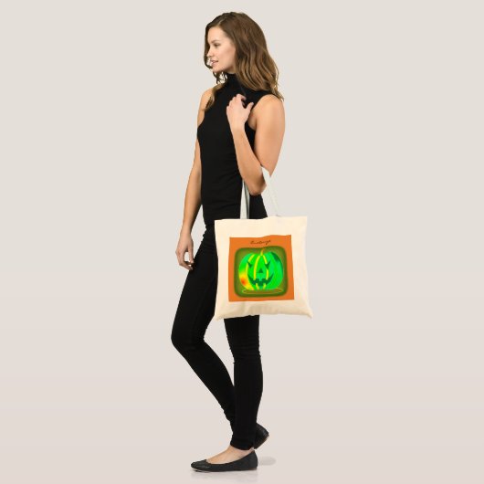 Green Jack o'lantern Halloween Thunder_Cove Tote Bag (Voorkant (model))