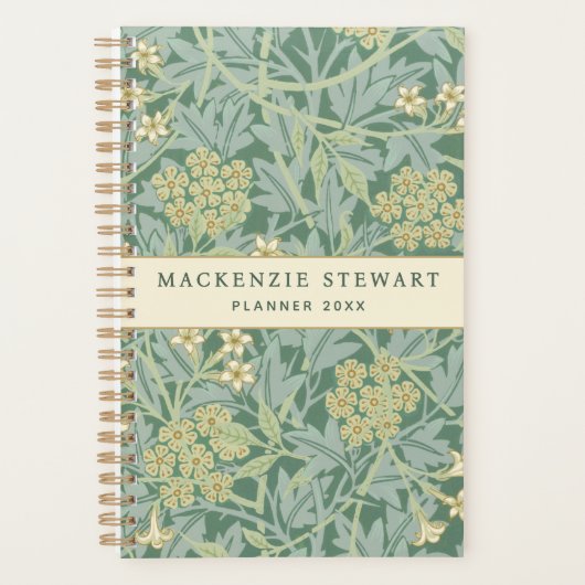 Green Jasmine Floral Pattern 2026 (Devant)