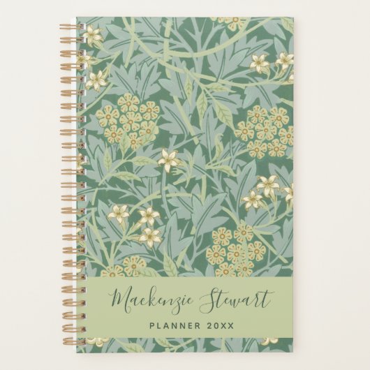 Green Jasmine Floral Pattern 2026 (Devant)