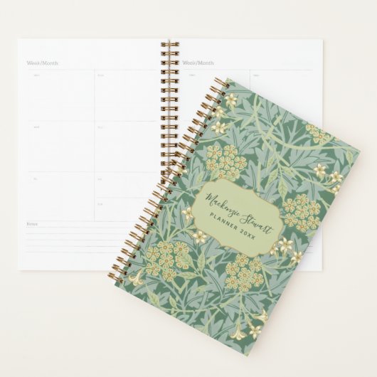 Green Jasmine Floral Pattern 2026 (Devant avec enveloppe)