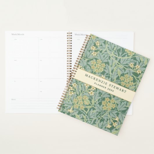 Green Jasmine Floral Pattern 2026 (Devant avec enveloppe)